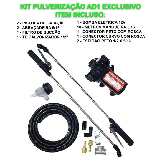 Kit de pulverização g1 exclusivo adventure