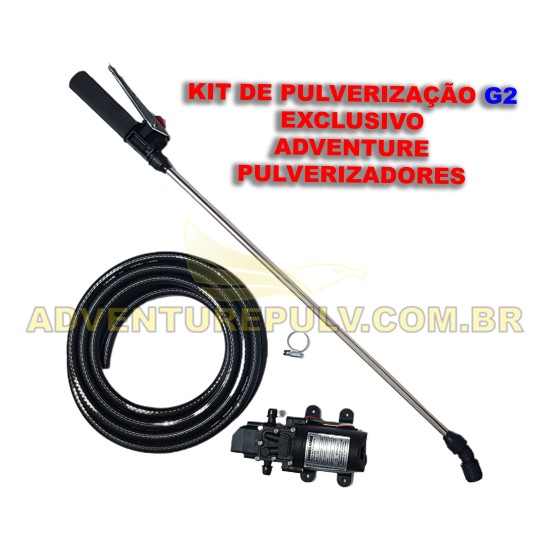 Kit de pulverização bomba elétrica g2 com 1 pistola