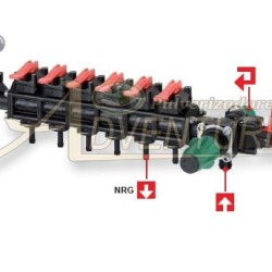 Controlador de pressão 6 vias start 06 geoline				