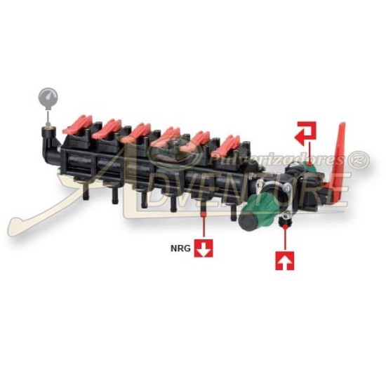 Controlador de pressão 6 vias start 06 geoline				