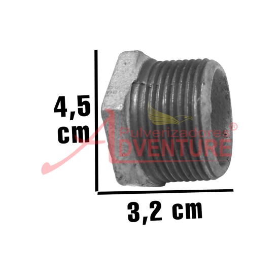 Bucha galvanizado red. 1.1/4 para 3/4