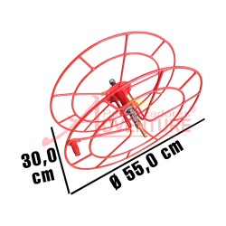 Enrolador de mangueira 100m