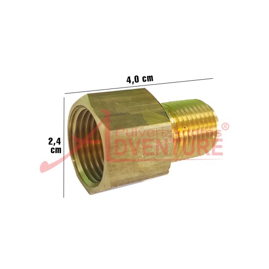 União 1/2" bsp-14 x 11/16"