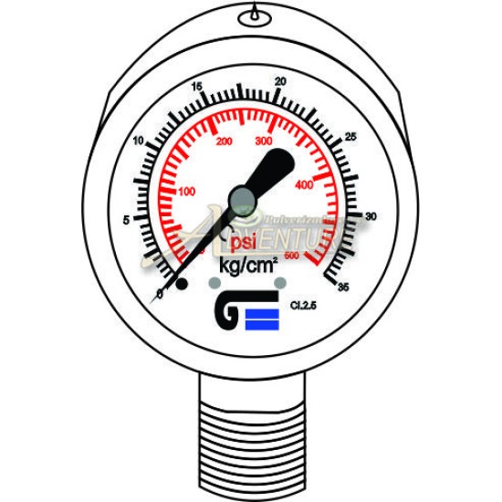 75 - manômetro pressão 100 bar s 22 (33-34240)				